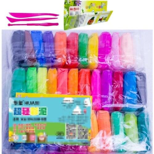 12/24/36 Colors Air Dry Clay Super Light safe no-smell DIY Clay for Model Air Dry Clay Fun Creative Art DIY Crafts Gift for Kids