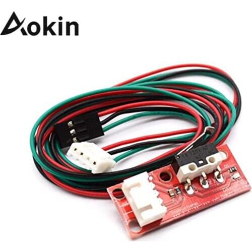 Aokin 3D Printer Endstop Switch For Arduino End stop Limit Switch+ Cable Mechanical Endstop For CNC RAMPS 1.4 Board