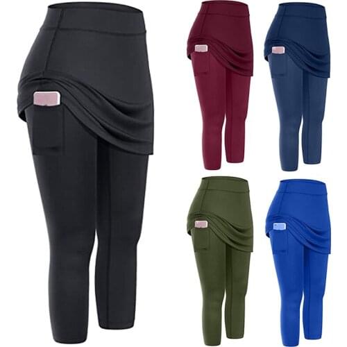 Spandex High Waist Legging Pockets Fitness Bottoms Running Sweatpants For Women Quick-Dry Sport Trousers Workout Yoga Pants