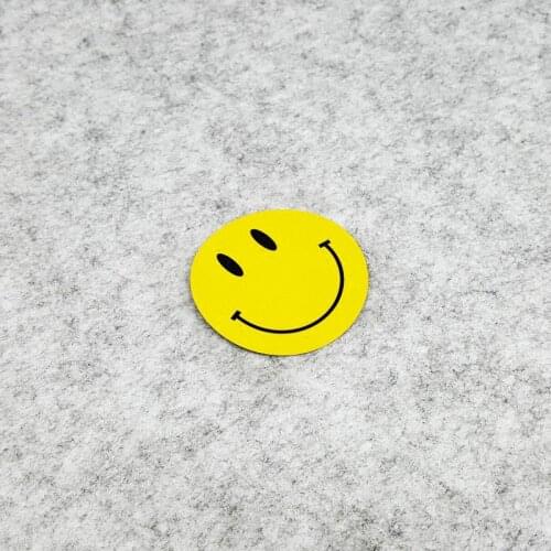NO.S227 GalonDeco Cartoon Smile Face Cute Yellow Emoticons Reflective Car Stickers Motorcycle Sticker Decals