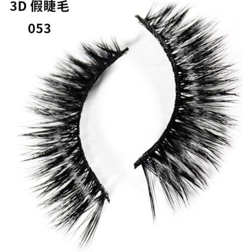 Mink Eyelashes 3D Mink False Eyelashes Handmade Mink Collection 3D High quality Dramatic Lashes Packaging make up tool 053