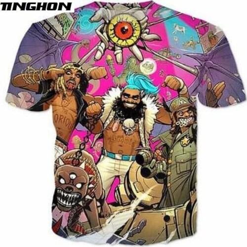 Newest Fashion Womens/Mens FlatBush Zombies Funny 3D Print Casual T-Shirt XS-7XL
