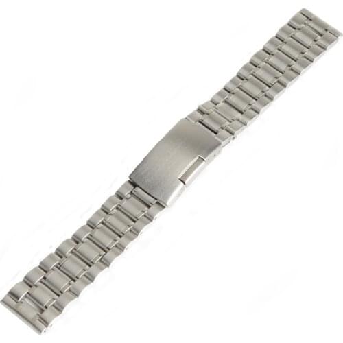 2019 New Men Women 20mm Stainless Steel Watch Band Strap Bracelet High Quality Replacement Watchband