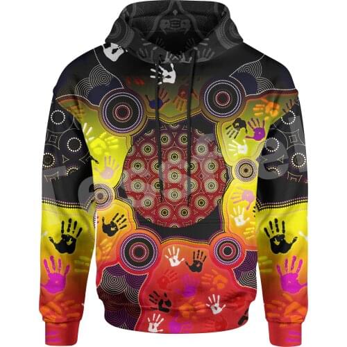 Tessffel Australia Aboriginal Art Culture Kangaroo Country Flag Harajuku NewFashion Tracksuit 3DPrint Funny Hoodies Men/Women 10