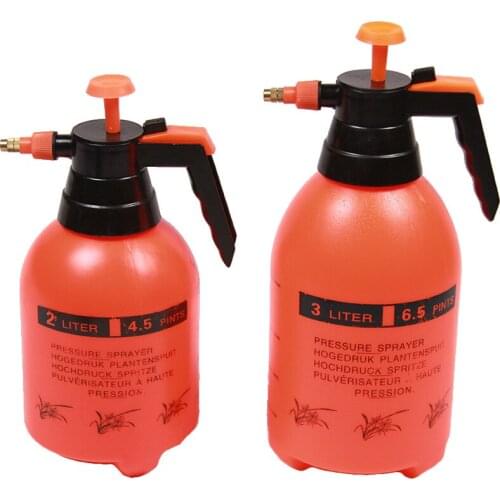 New 2-3L Portable Hand Pressure Sprayer Outdoor Garden Tree Flower Manual Watering Can With Adjustable Spraying Nozzle