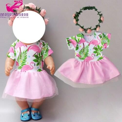 Baby Doll clothes pants shirt tutu skirt for 18" 45cm american doll clothes set toys wear children girl gift