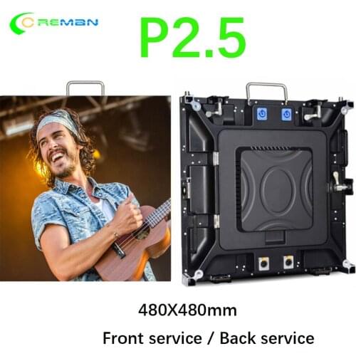 P2.5 indoor advertising led display screen , car truck 480x480 cabinet led tv advertising led panel board