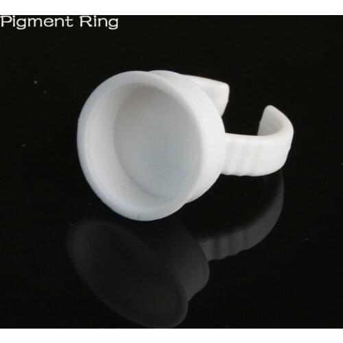 Pigment Rings Tattoo Ink Cups Makeup Ring Glue Holder Permanent Microblading