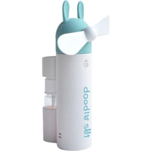 Handheld Fan, Mini Fan,Portable Misting Fan, USB Rechargeable Fan. 1200mAh Battery Operated for 6 Hrs Continuous Work