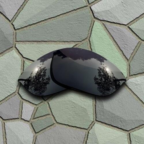 Grey Black Sunglasses Polarized Replacement Lenses for Oakley Half Jacket 2.0