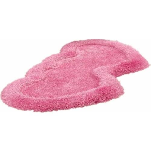 Modern Heart-shaped Living Room Rug 3D Heart-shaped Rug Soft Shag Large or Small Bedroom Rugs And Home Lounge Floor