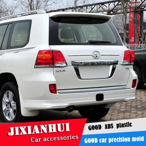 For Land Cruiser 150 Spoiler 2008-2016 Toyota Land Cruiser LC200 Spoiler ABS plastic Material Car Rear Wing Color Rear Spoiler