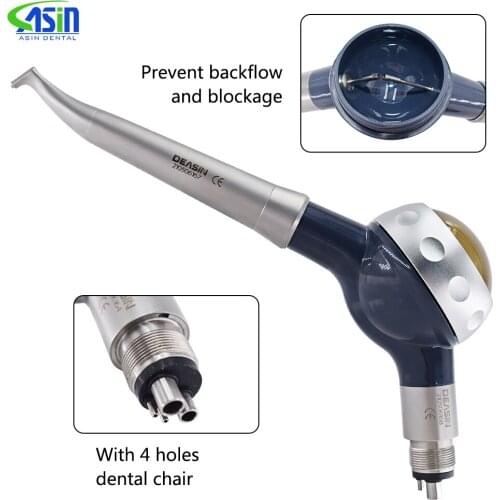 Dental air prophy polishing sandblasting machine air flow nozzle with stainless wteel body M4 oral hygiene tooth cleaning tools