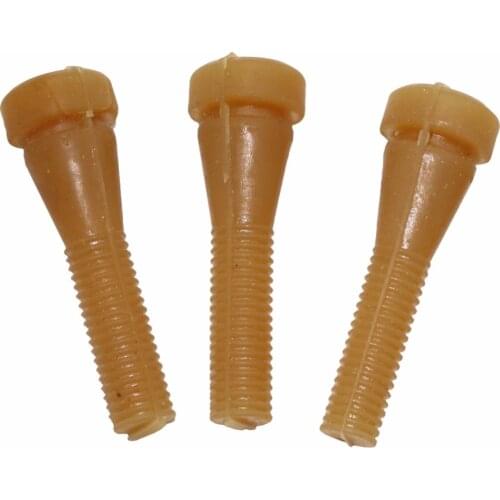 100 Pcs Poultry Feather Removal Rubber Sticks Bird quail dove Depilation Stick Top diameter 1.8cm Bottom diameter 0.7cm