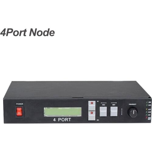 4Port Node onPC with 4DMX outputs Combined With Command wing and Faber wing for parameter For DJ Disco Parameter Expansion