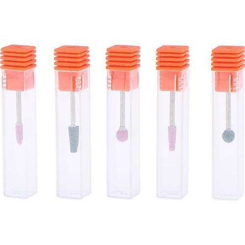 5pcs Professional Ceramic Tips for Manicure Pedicure Drill Bit