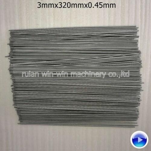 500pcs Outer diameter 3mm length 320mm Wire diameter 0.45mm side sealing bag making machine extension springs
