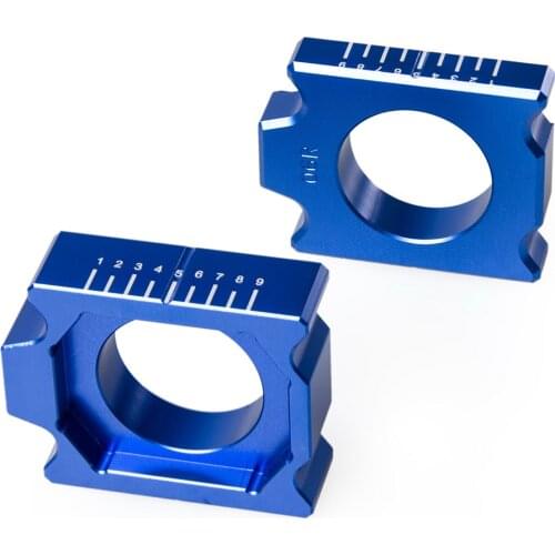 Aluminum Rear Axle Block Chain Adjuster For Yamaha YZ250F 2009-2019 YZ450F 2010- 2017 2018 2019 YZ 250F 450F YZF 250 450