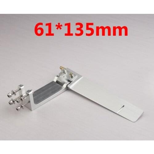 Free Shipping 61*135mm RC boat water rudder 7075 aluminium alloy steering wheel for RC boat