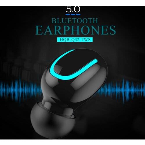 Q32 Bluetooth 5.0 Earphones TWS Mini Wireless Headphones Blutooth Earphone Handsfree Headphone Sports Earbuds Gaming Headset