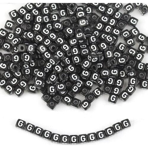 Mixed Letter Acrylic Beads Round Flat Alphabet Digital Cube Loose Spacer Beads For Jewelry Making Handmade Diy Bracelet Necklace