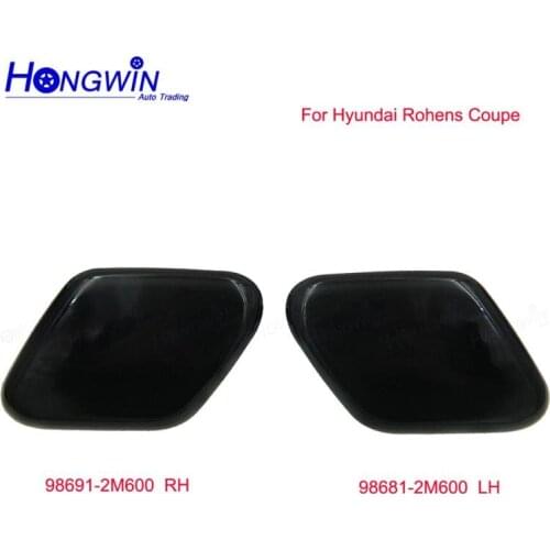 For Hyundai Rohens Coupe Headlight Washer Nozzle Cover Headlamp Water Spray Jet Cap 98691-2M600 RH 98681-2M600 LH 986812M600