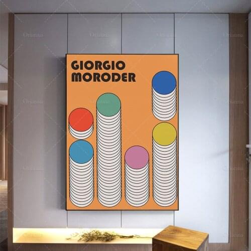 Giorgio Moroder - Music- Gig Producer - Art Print Home Minimalism Bedroom Decoration Canvas Painting Modern Home Decor Posters