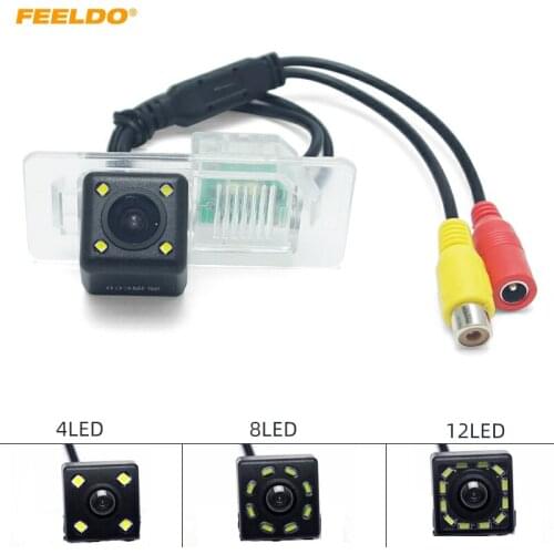 FEELDO 1Set Special Backup Car Rear View Camera With LED for BMW X6(E71/E72) 2008-present Parking Camera #FD6076