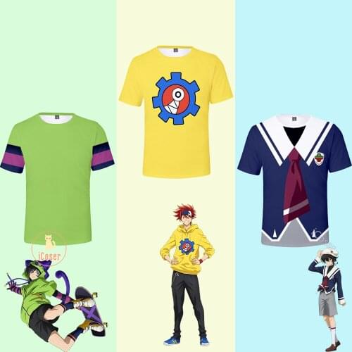 Anime SK8 the Infinity Miya Chinen t-Shirt SK Eight Langa Hasegawa Cosplay Costume Reki Kyan Skateboard Tee Summer Top