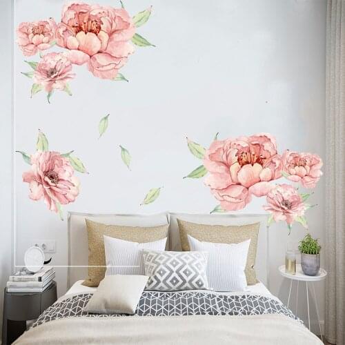 Hot Splendid Flower Wall Bedroom Bedside Background Wall Living Room TV Background Wall Colorful Layout Add Warmth Romantic