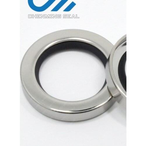 60*75*8 mm Dual lip Screw Air Compressor Oil Seal GHH Rand Spare Parts PTFE Stainless Steel Oil Seal