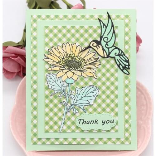 KSCRAFT Hamming Bird Metal Cutting Dies Stencils for DIY Scrapbooking/photo album Decorative Embossing DIY Paper Cards