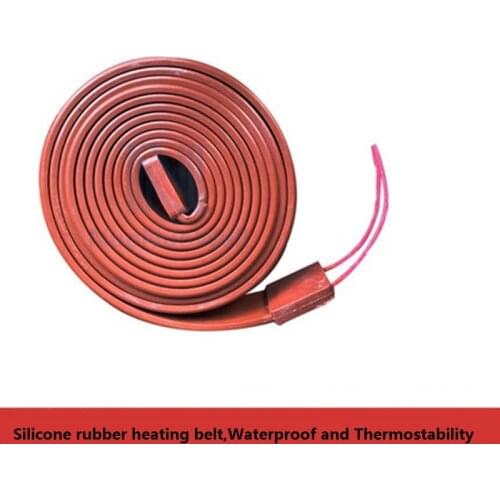 220V Silica Gel Heating Belt Thawing Heating Pipeline Thermostability Waterproof Flame Retardant Electrical Wires