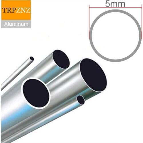 OD5MM,6061 aluminum tube pipe,outer diameter 5mm,inner diameter 4m,3mm,2mm,hollow aluminum pipe,alloy aluminum tube