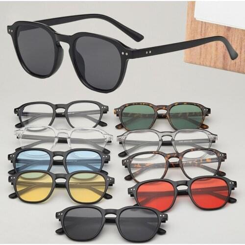 Fashion Vintage Square Frame Men Women Sunglasses Brand Eye UV Protection Punk Sun Glasses Luxury Cycling Trendy Sports Eyewear