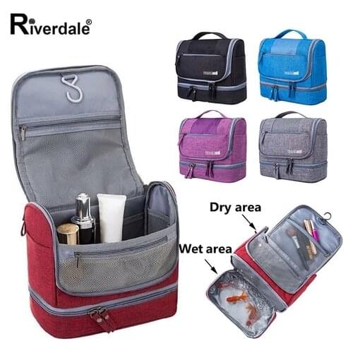 Waterproof Hanging Travel Organizer Cosmetic Bag For Women Toothbrush Toiletry Kits Make Up Case Wash Toiletry Bag