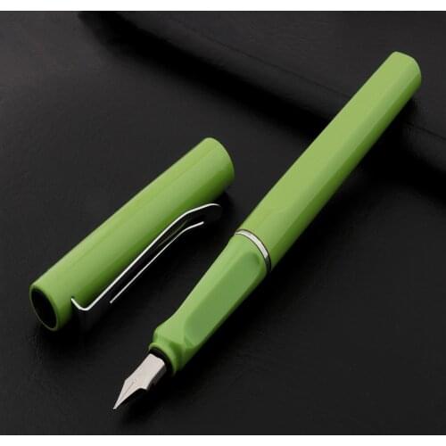 High quality Gift ink pen you 1515 Green Student School office Fine Nib Fountain Pens New