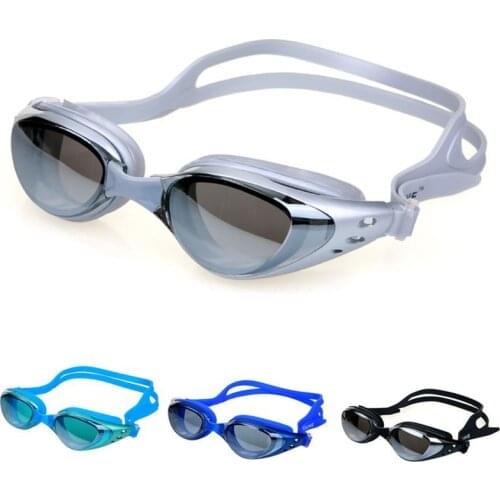 Mirrored Swim Goggles Silicone Seal Swimming Goggles Diving Glasses UV Protection Anti-shatter Waterproof Swimming Glass