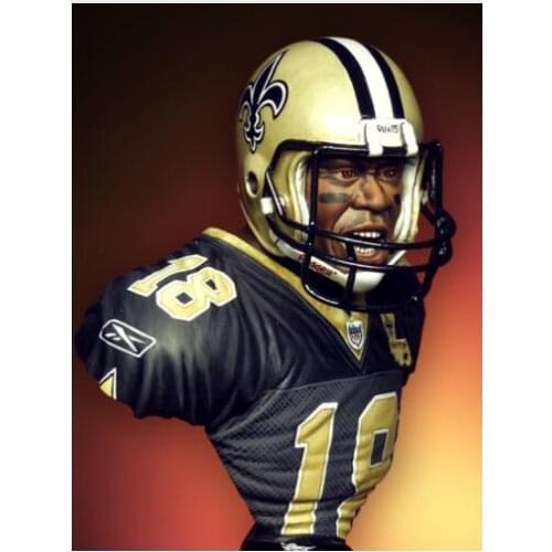 1/10 modern man bust player toy Resin Model Miniature Kit unassembly Unpainted