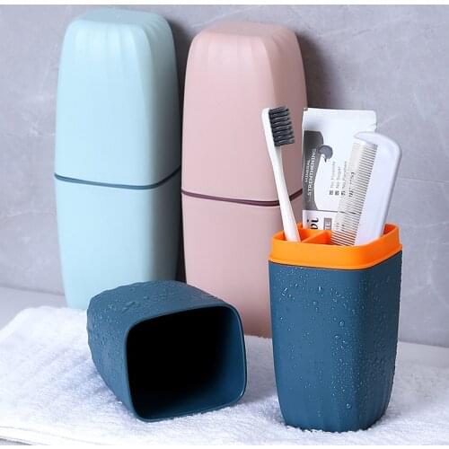 Portable Toothbrush Cover Holder Outdoor Travel Hiking Camping Toothrush Cap Case Protect Storage Cute Box 1pc