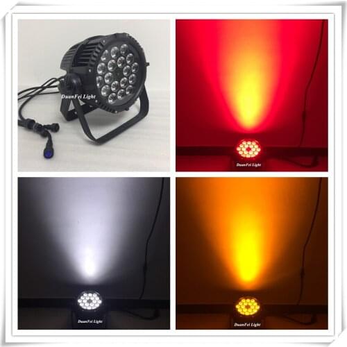12unites dmx512 led par rgbwa outdoor led wall washer par colorful par led 18x15w christmas lights outdoor