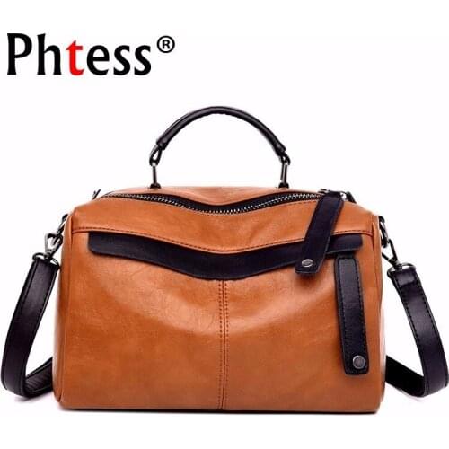 2019 Luxury Handbags Women Bags Designer Brand Female Soft Leather Shoulder Bag Vintage Sac A Main Femme Ladies Hand Bag Small