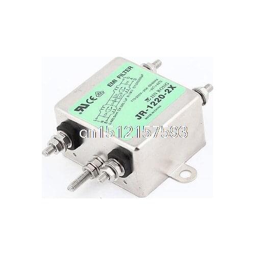 20A Rated Current AC 115V/250V JR-1220-R Power Line EMI Filter