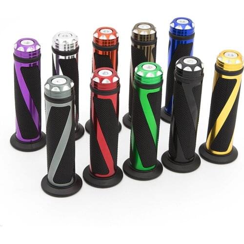 22mm 25mm Universal Grips Motorcycle Handlebar Grip Rubber Motorcycle Handle bar Grips Handle Grip