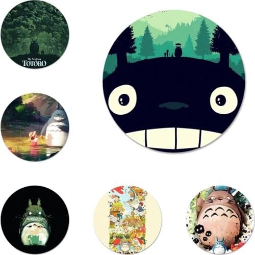 58mm My Neighbor Totoro Anime Icons Pins Badge Decoration Brooches Metal Badges For Backpack Decoration