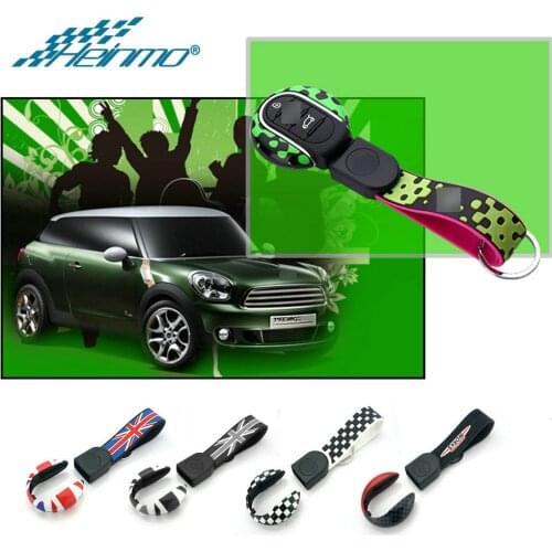 For MINI Cooper S JCW F54 F55 F56 F57 F60 Clubman Countryman Accessories Car Key Cover Rope For MINI F56 Key Case Styling Holder