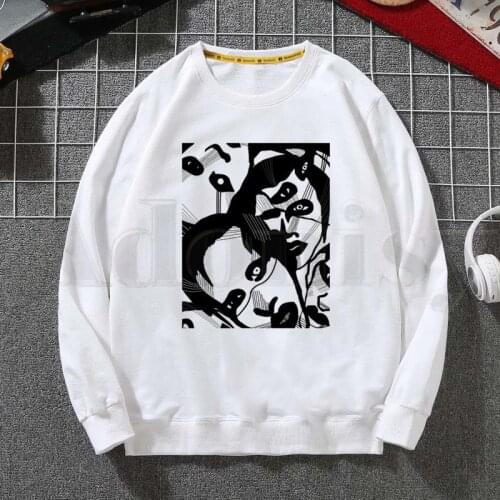 Marilyn Manson Industrial Metal Punk Rock Graphic Hoodies Sweatshirt Print Trend Mens Clothes Hip-Hop Male Crewneck Hoodies Men