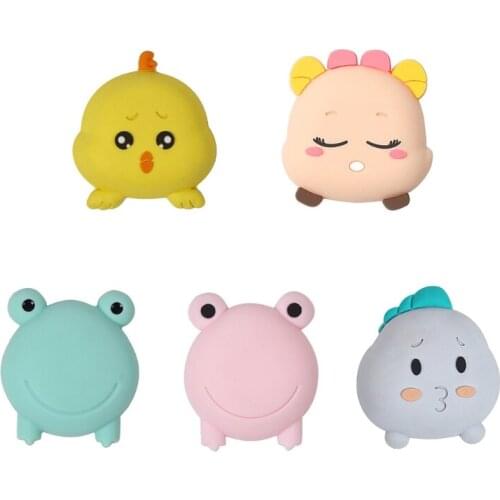 Cartoon Door Stopper Door Handle Rubber Lock Protection Pad Refrigerator Bedroom Desk Anti-collision Sticker Mute Wall Sticker
