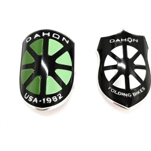 Original Folding Bike Stickers Aluminum Alloy Front Dahon Logo Commemorative Edition