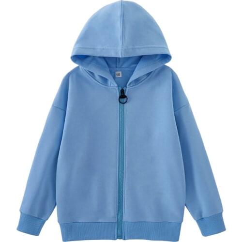 Autumn Winter Cotton Kids Girls Boys Hoodies Outerwear Teenager Children Hooded Pullover Sweatshirt For Baby Boy Girl